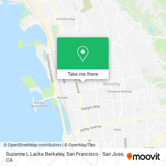 Suzanne L Lacke Berkeley map