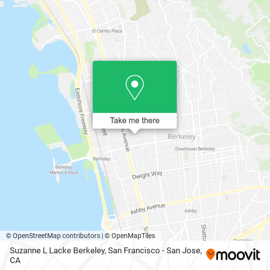 Mapa de Suzanne L Lacke Berkeley