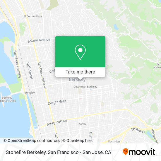 Mapa de Stonefire Berkeley
