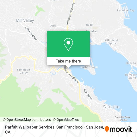 Mapa de Parfait Wallpaper Services