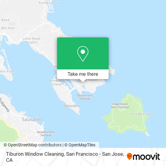 Mapa de Tiburon Window Cleaning