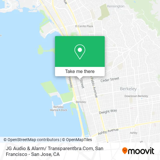 JG Audio & Alarm/ Transparentbra.Com map