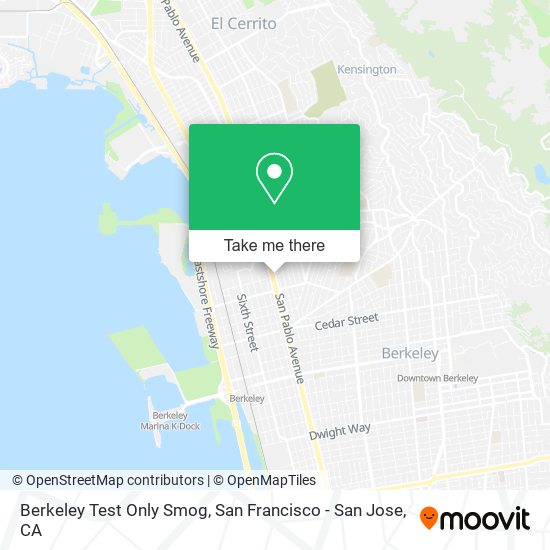 Berkeley Test Only Smog map