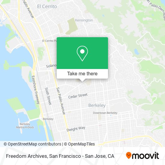 Freedom Archives map