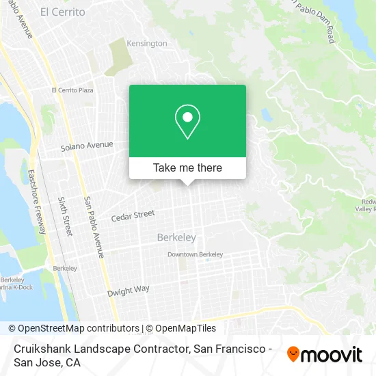 Mapa de Cruikshank Landscape Contractor