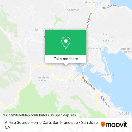 Mapa de A Hire Source Home Care