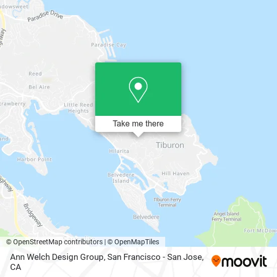 Ann Welch Design Group map