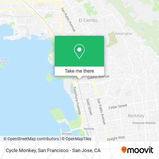 Cycle Monkey map