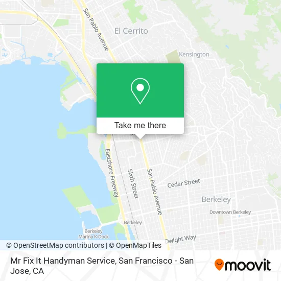 Mapa de Mr Fix It Handyman Service