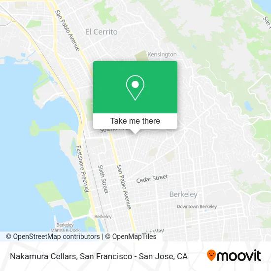 Nakamura Cellars map