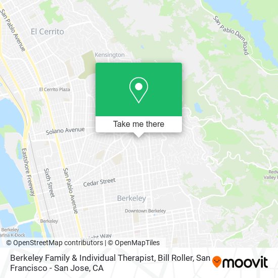 Mapa de Berkeley Family & Individual Therapist, Bill Roller