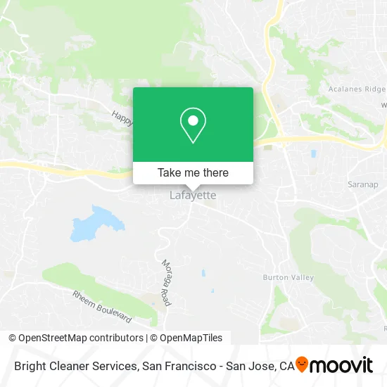 Bright Cleaner Services map