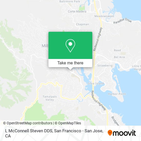 L McConnell Steven DDS map