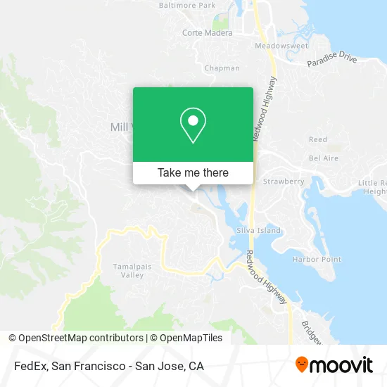 Mapa de FedEx
