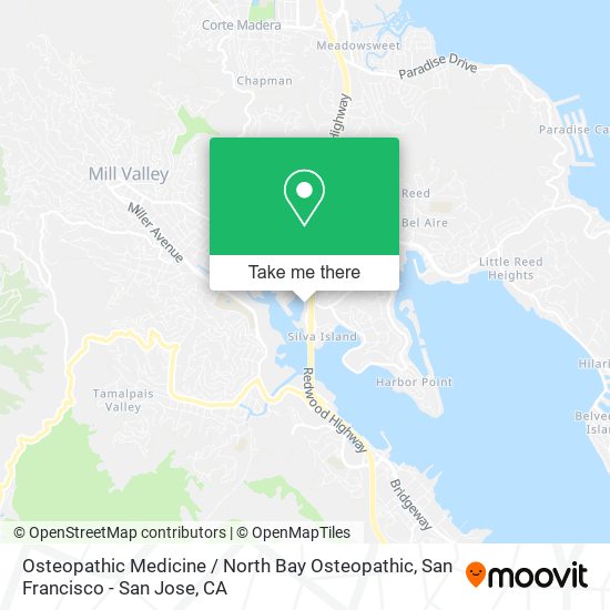 Osteopathic Medicine / North Bay Osteopathic map