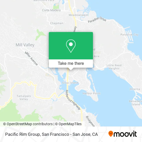 Pacific Rim Group map