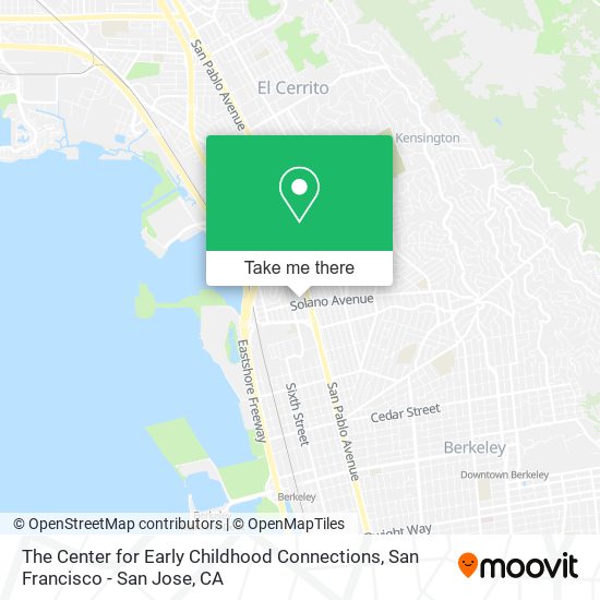 The Center for Early Childhood Connections map