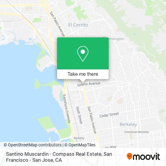 Santino Muscardin - Compass Real Estate map