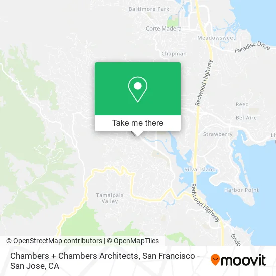 Mapa de Chambers + Chambers Architects
