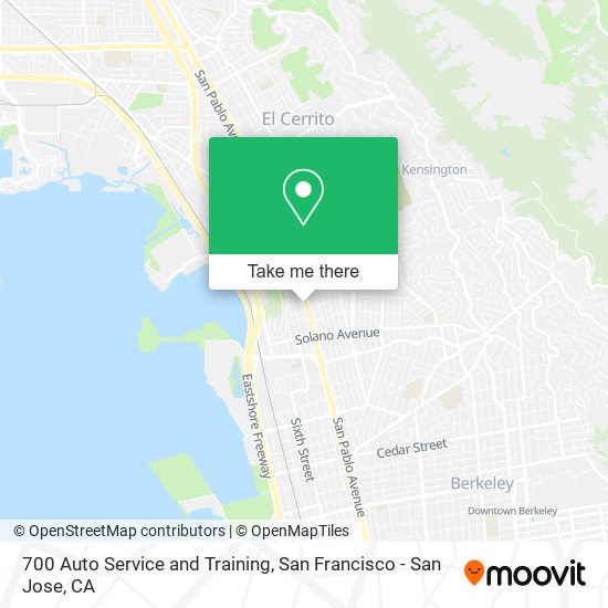 700 Auto Service and Training map