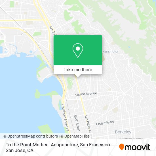 Mapa de To the Point Medical Acupuncture