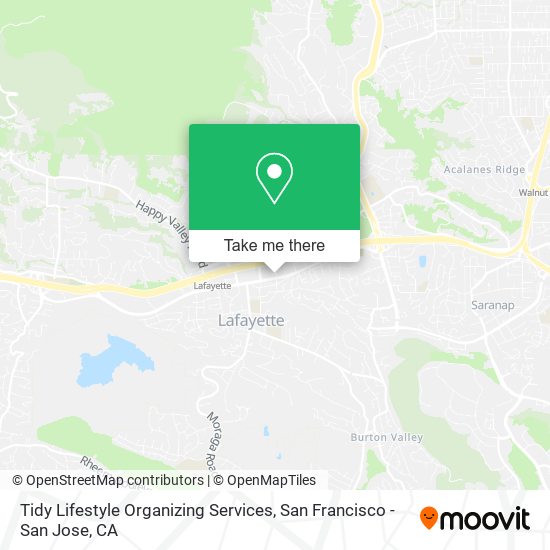 Tidy Lifestyle Organizing Services map