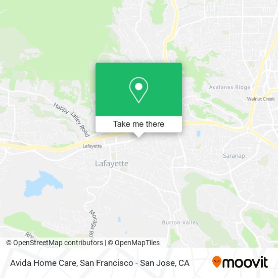 Avida Home Care map