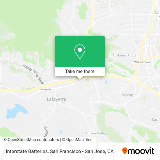 Interstate Batteries map