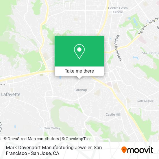 Mark Davenport Manufacturing Jeweler map