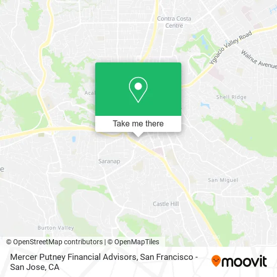 Mapa de Mercer Putney Financial Advisors