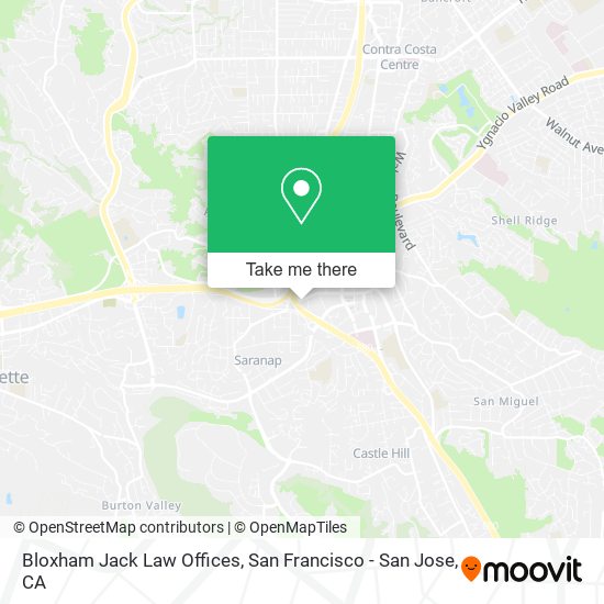 Bloxham Jack Law Offices map
