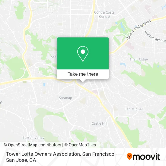 Tower Lofts Owners Association map
