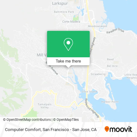Mapa de Computer Comfort