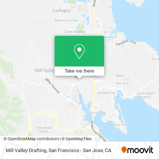 Mapa de Mill Valley Drafting