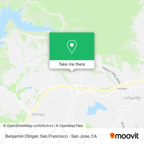 Benjamin Clinger map