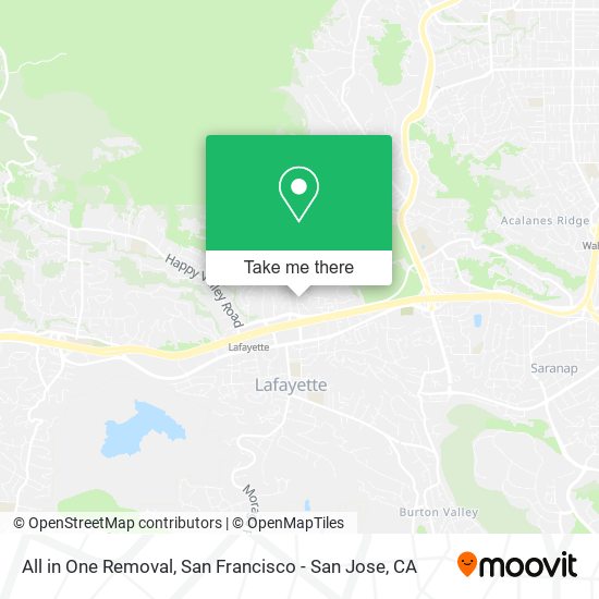 All in One Removal map