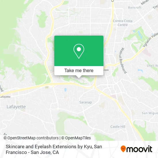 Skincare and Eyelash Extensions by Kyu map