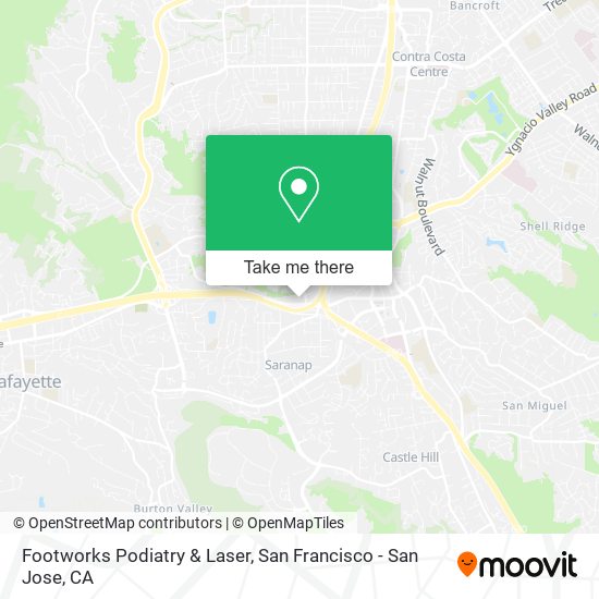 Mapa de Footworks Podiatry & Laser