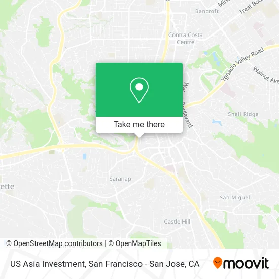 US Asia Investment map