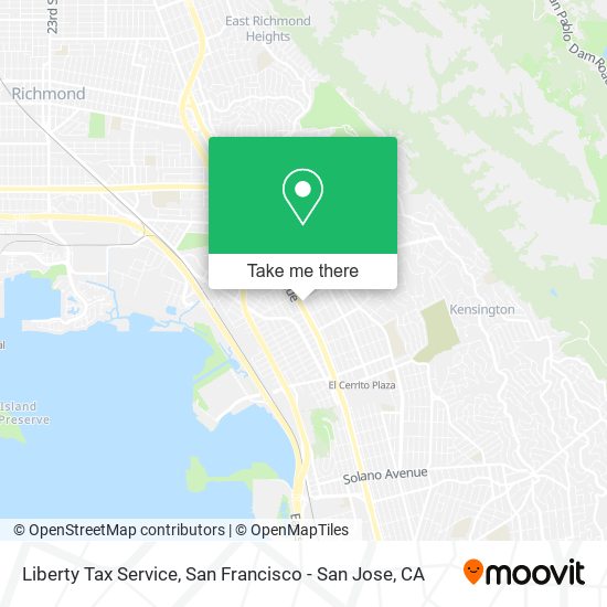 Liberty Tax Service map