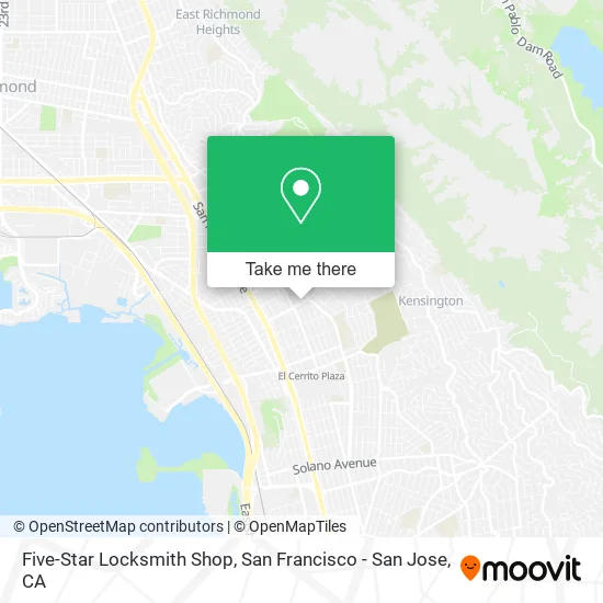 Mapa de Five-Star Locksmith Shop