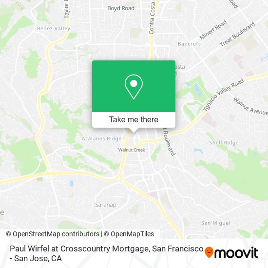 Paul Wirfel at Crosscountry Mortgage map