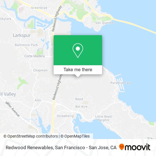 Redwood Renewables map