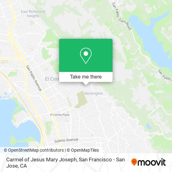 Carmel of Jesus Mary Joseph map