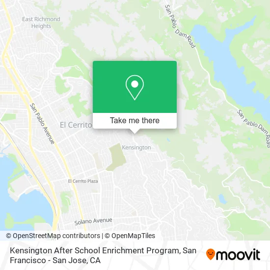 Kensington After School Enrichment Program map
