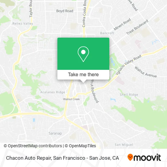 Chacon Auto Repair map