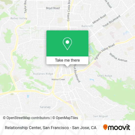 Relationship Center map