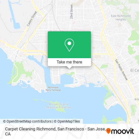 Carpet Cleaning Richmond map