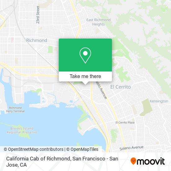 California Cab of Richmond map