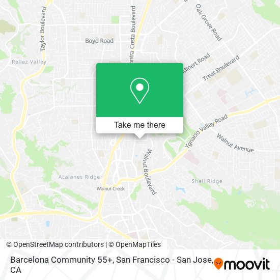 Barcelona Community 55+ map